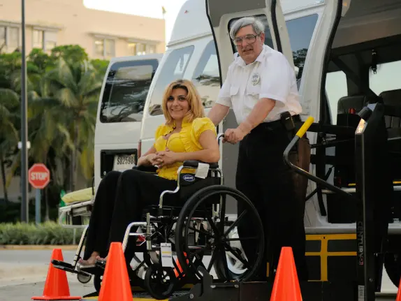 Palmer Medical Transport vehicle for medical transportation in Rockville, Maryland