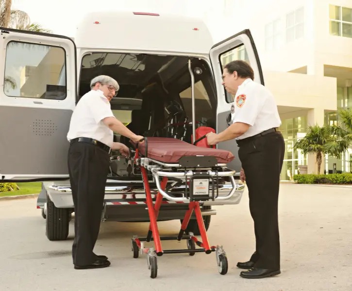 Family member or care coordinator arranging a White Marsh medical transportation trip